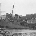 HMS Campbeltown in St. Nazaire